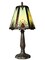 Spider Tiffany Stained Glass Shade & Lamp Base - Perfect for a Living Room, Bedroom, Office, & More